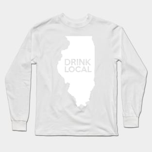 Illinois Drink Local IL Long Sleeve T-Shirt